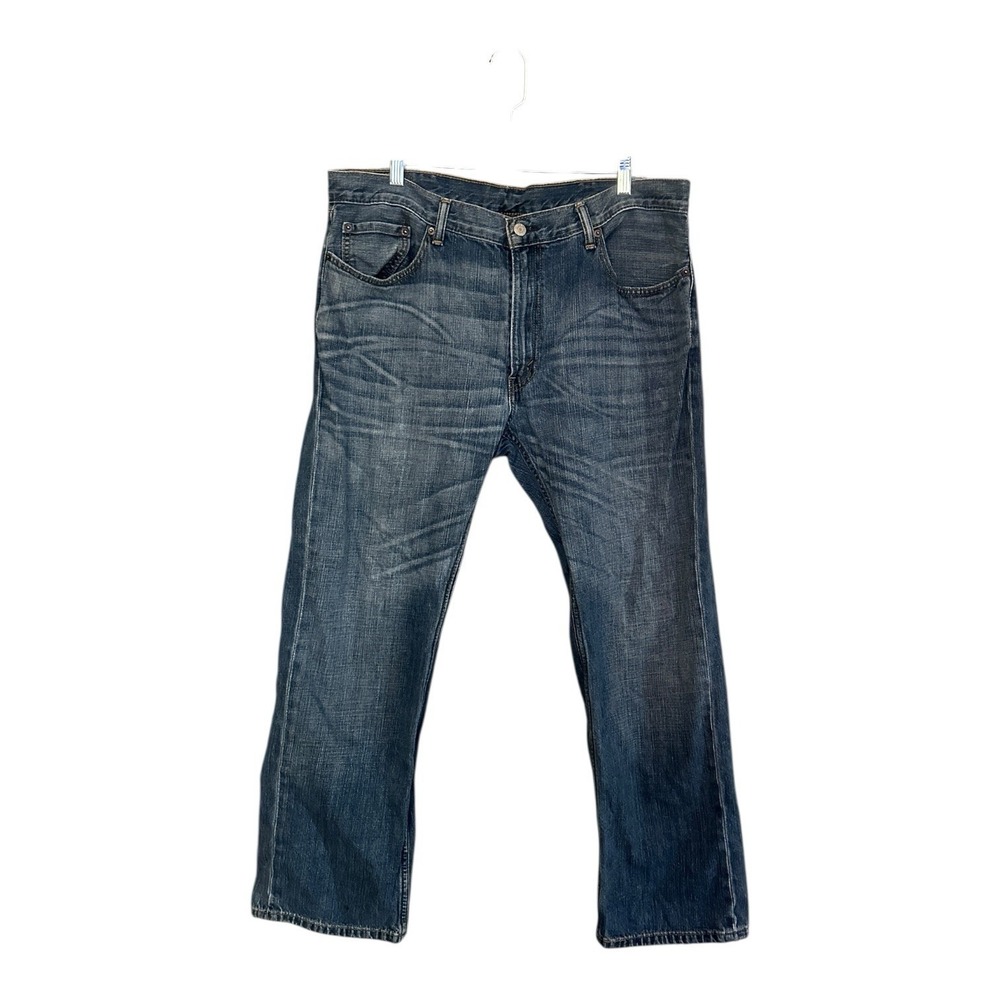 Levi's 559 Relaxed Straight Jeans Medium Wash Heavy Whisker Fade Men's 38x30